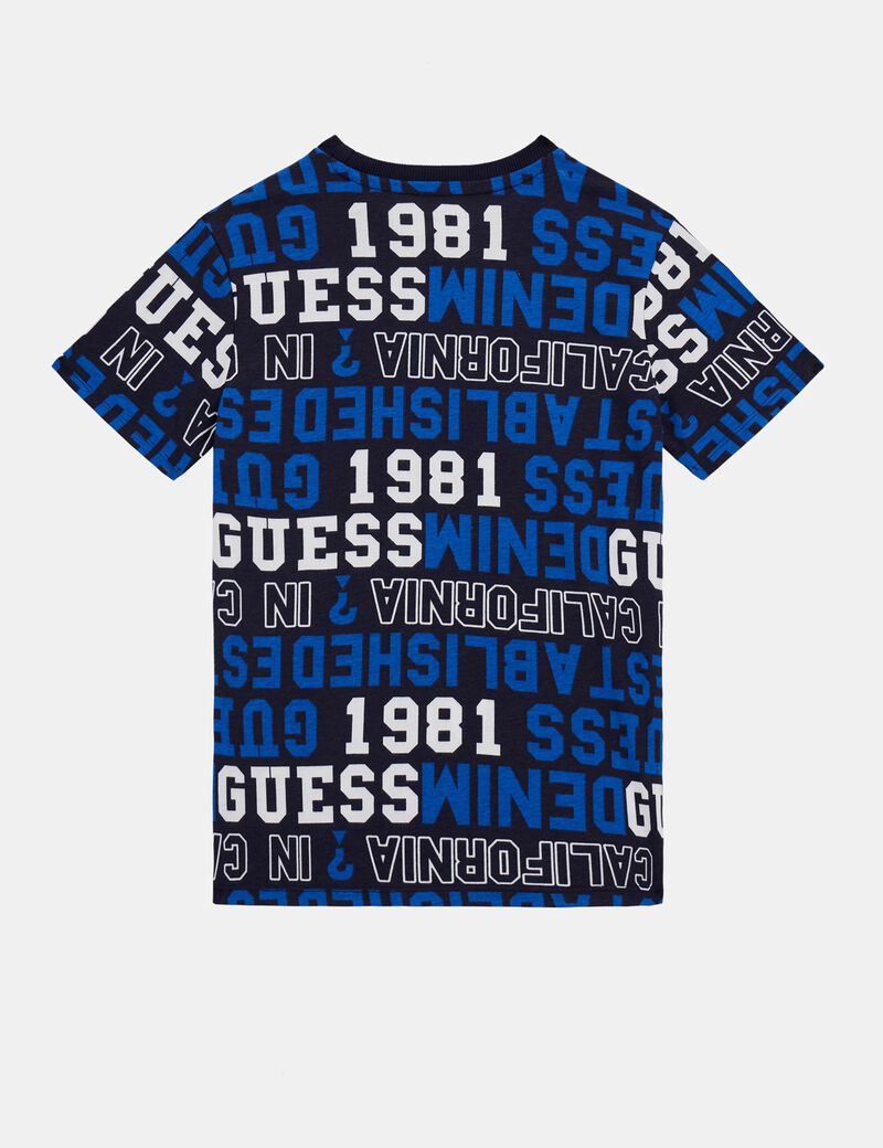 All over print stretch t-shirt