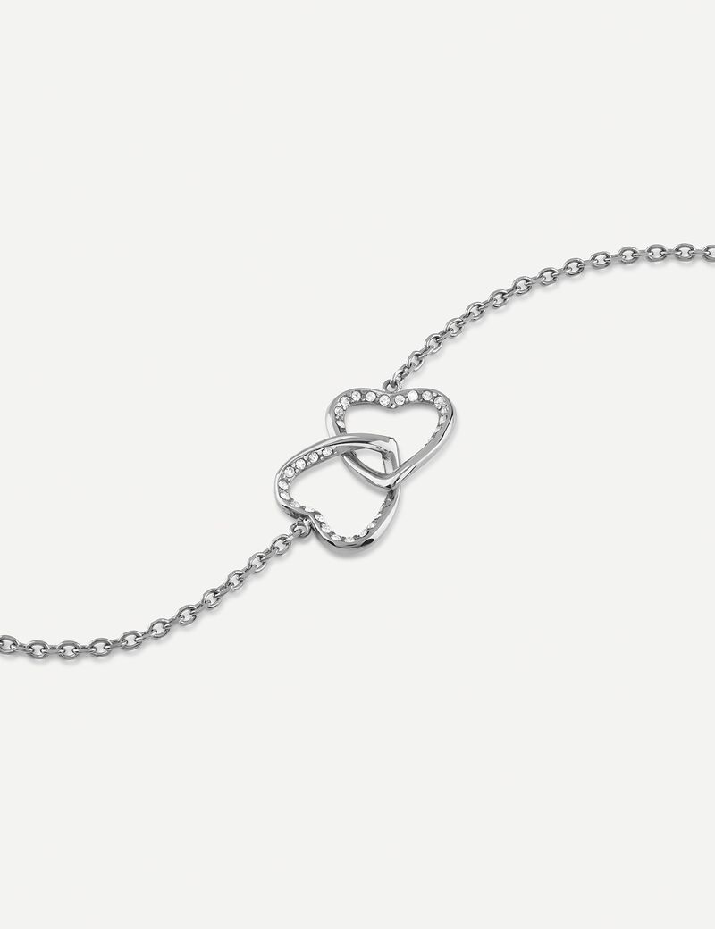 Mon amour two hearts bracelet