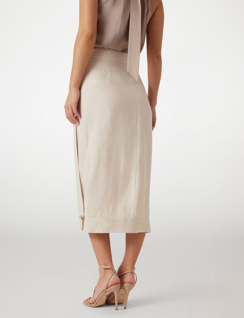 تنورة مارسيانو ميدي ملفوفة من الجاكار