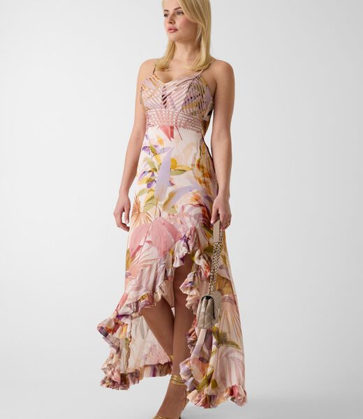 Volant long dress