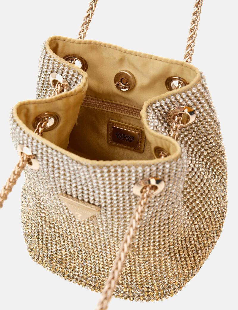 حقيبة يد زالينا صغيرة من حجر الراين