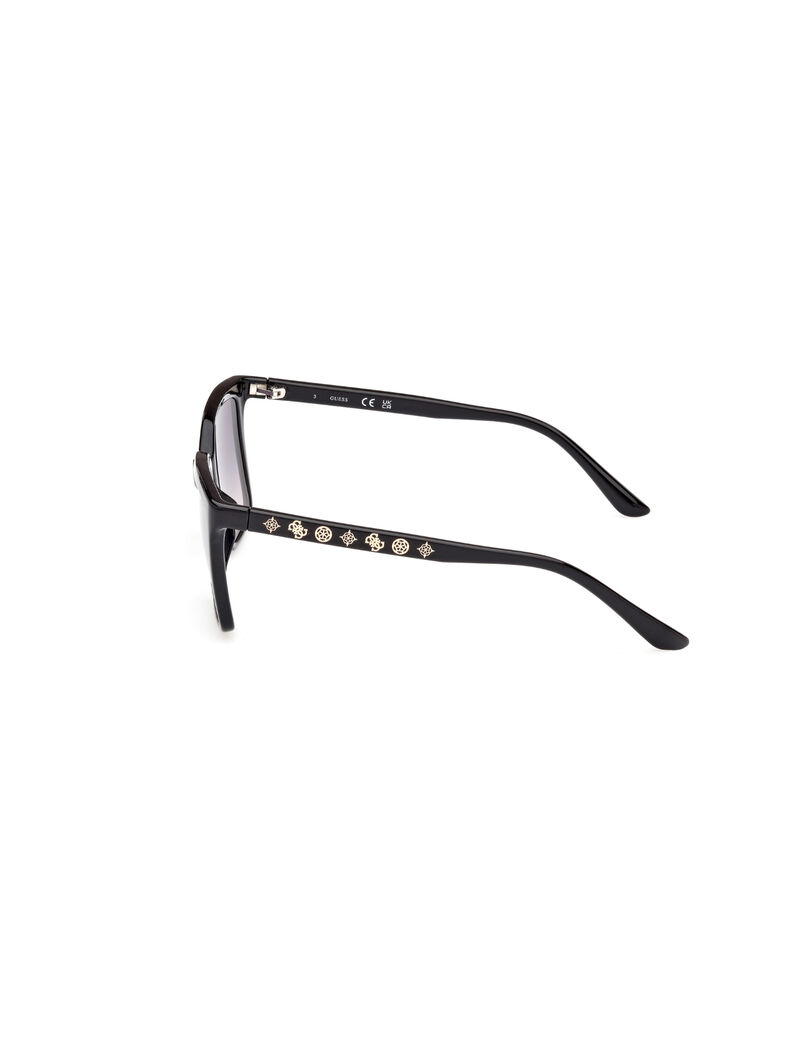 guess injected sun glasses f greyother gradient smoke