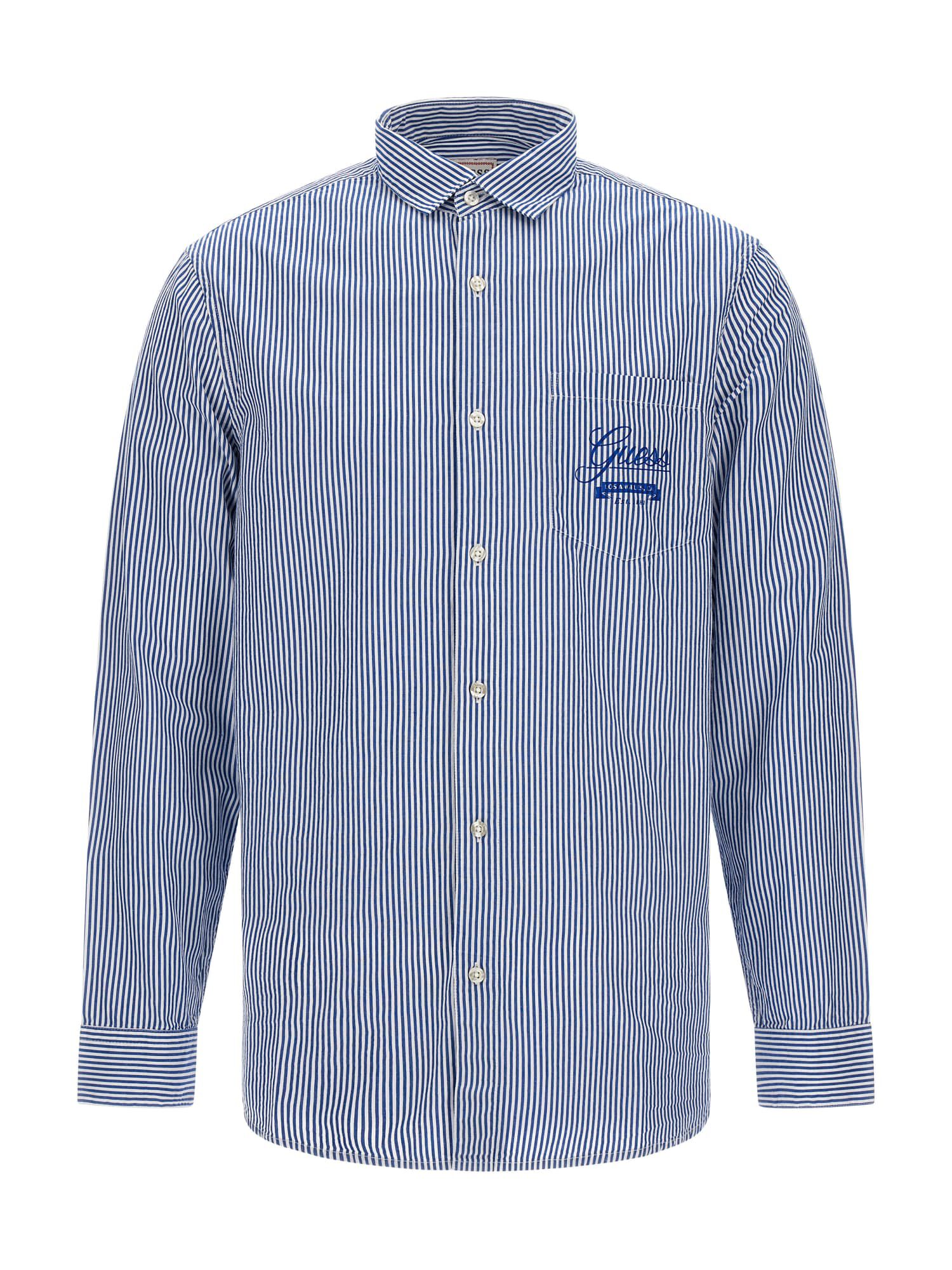 Guess striped 2025 button up