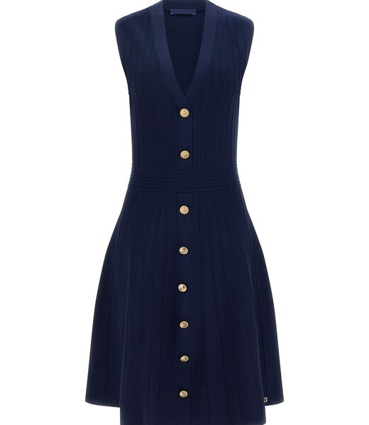 V neck sweater dress