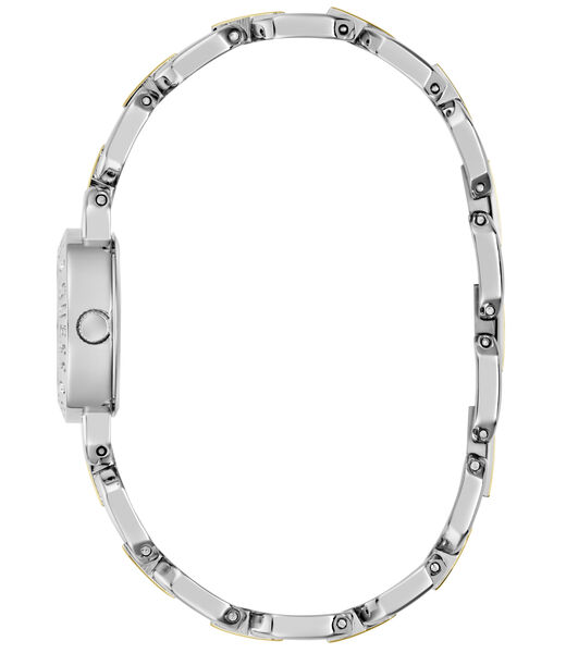 Ladies 2T Silver/Yellow Gold Tone Round Analog Watch