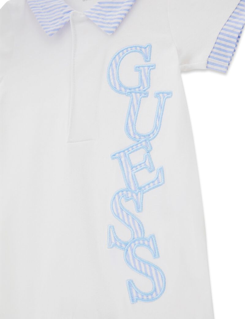 STR JERSEY SHORTIE W/SEERSUCKE