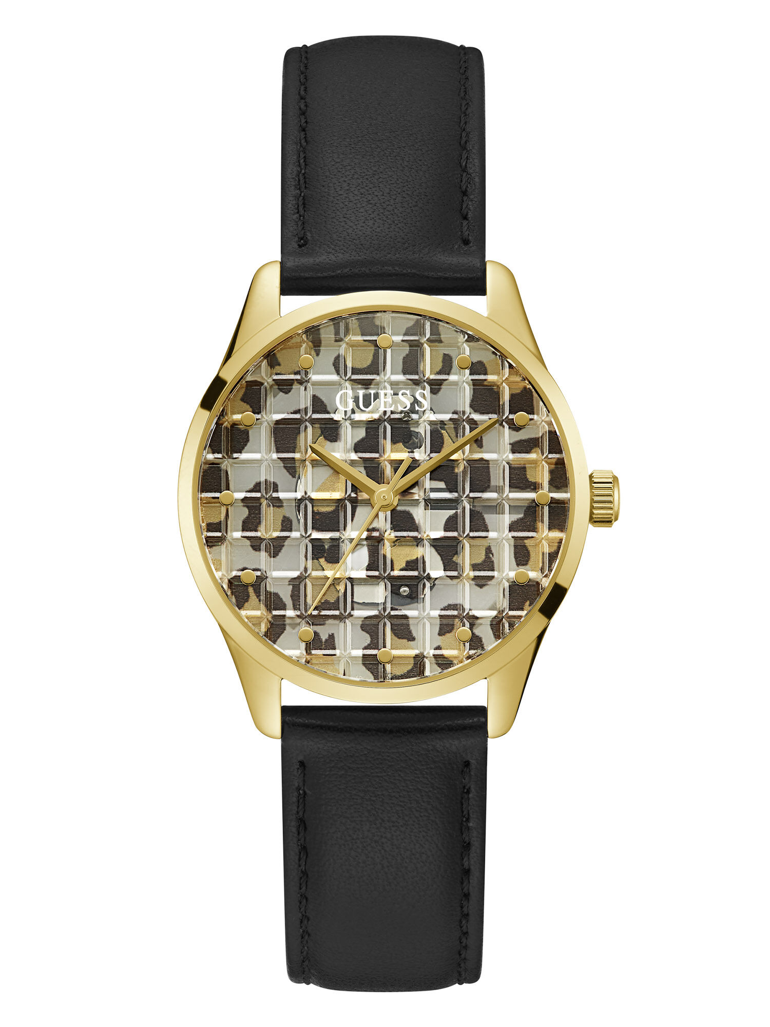 Shop GUESS Online Transparent Analog Watch