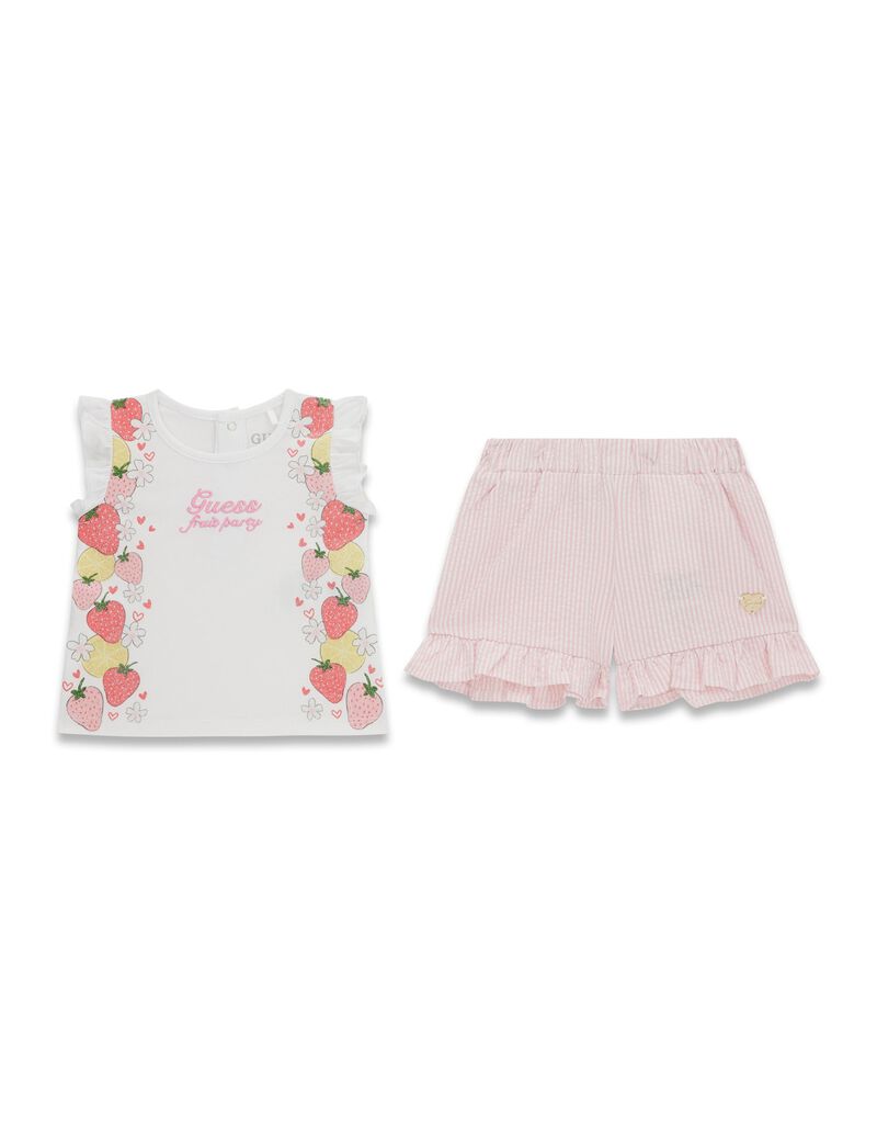 SET SS T-SHIRT+SEERSUCKER SHOR