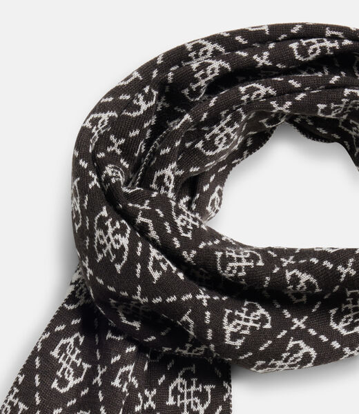 Silk-blend 4G logo scarf