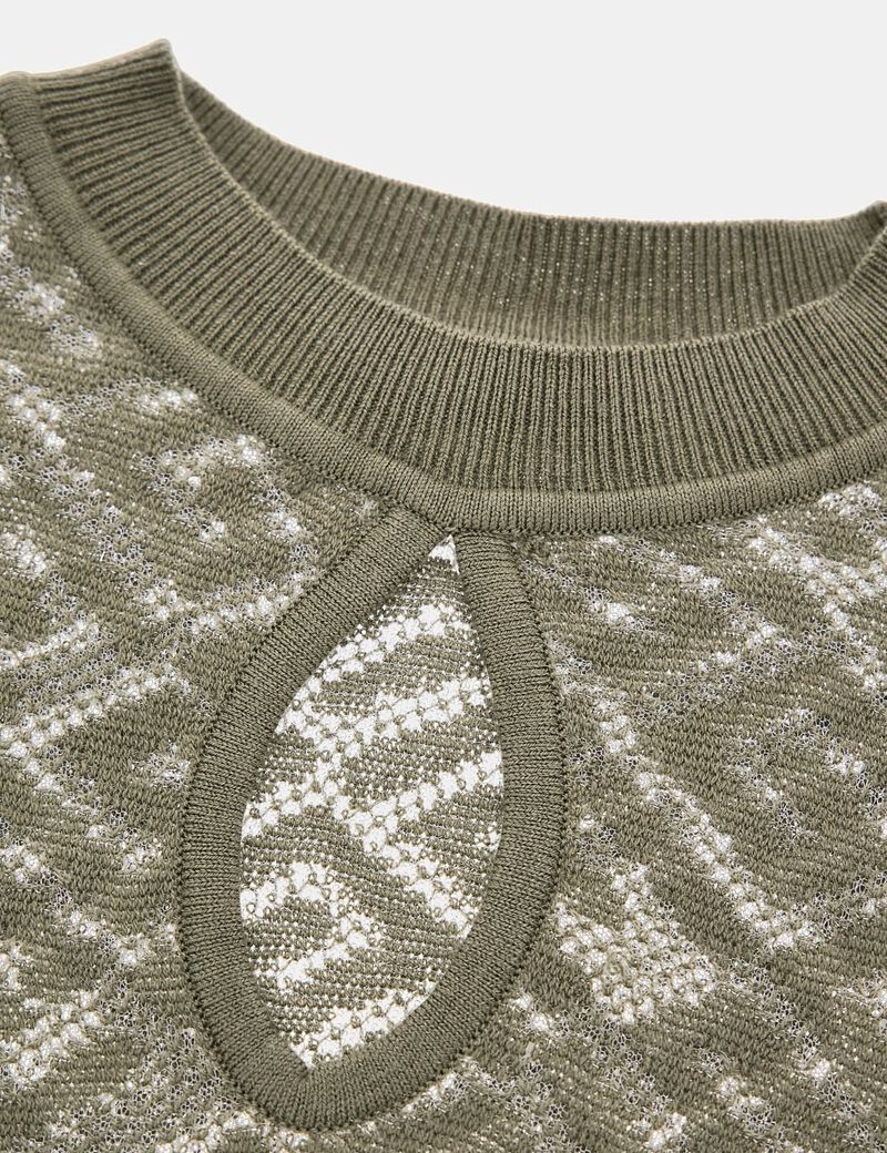 All Over Logo Mini Sweater Dress