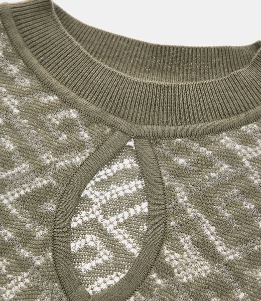 All Over Logo Mini Sweater Dress