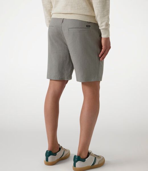 Linen-blend shorts
