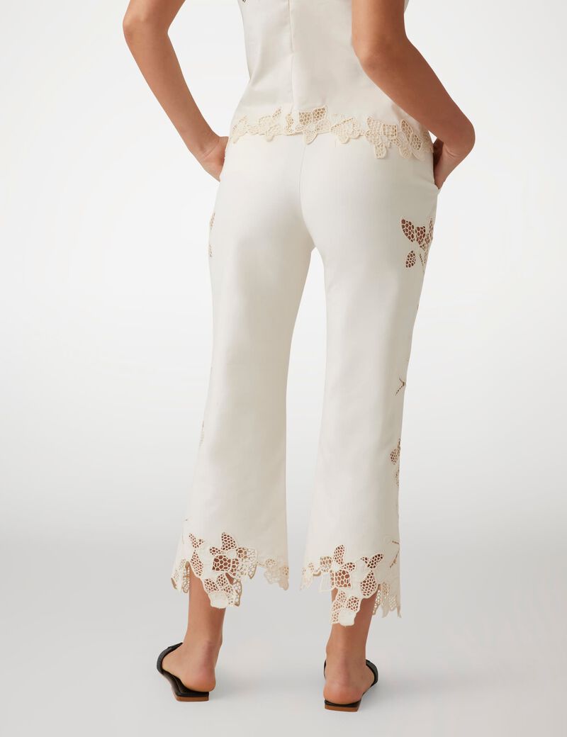 Marciano embroidered slim-fit pants
