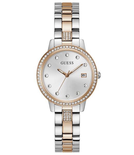 2-Tone Quartz Analog Recycled Steel Watch