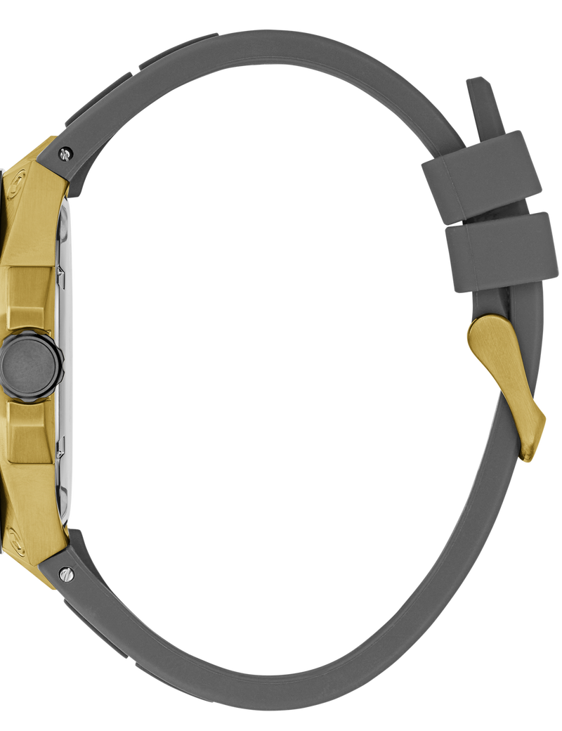 Mens Gray Gold Tone Multi-function Watch