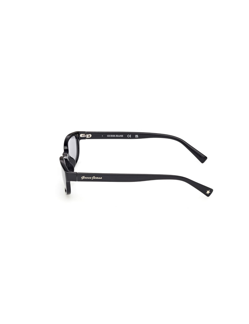Rectangle metal sunglasses
