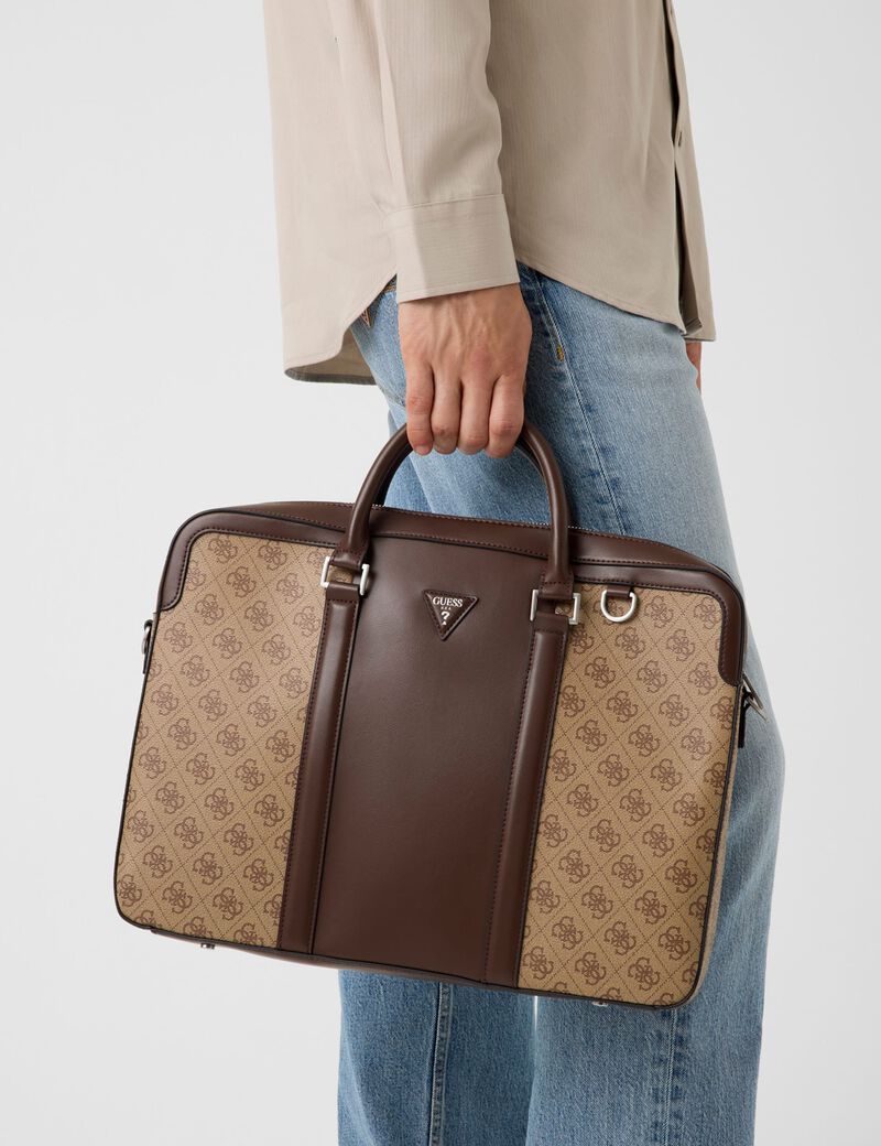 guess milano logo bag
