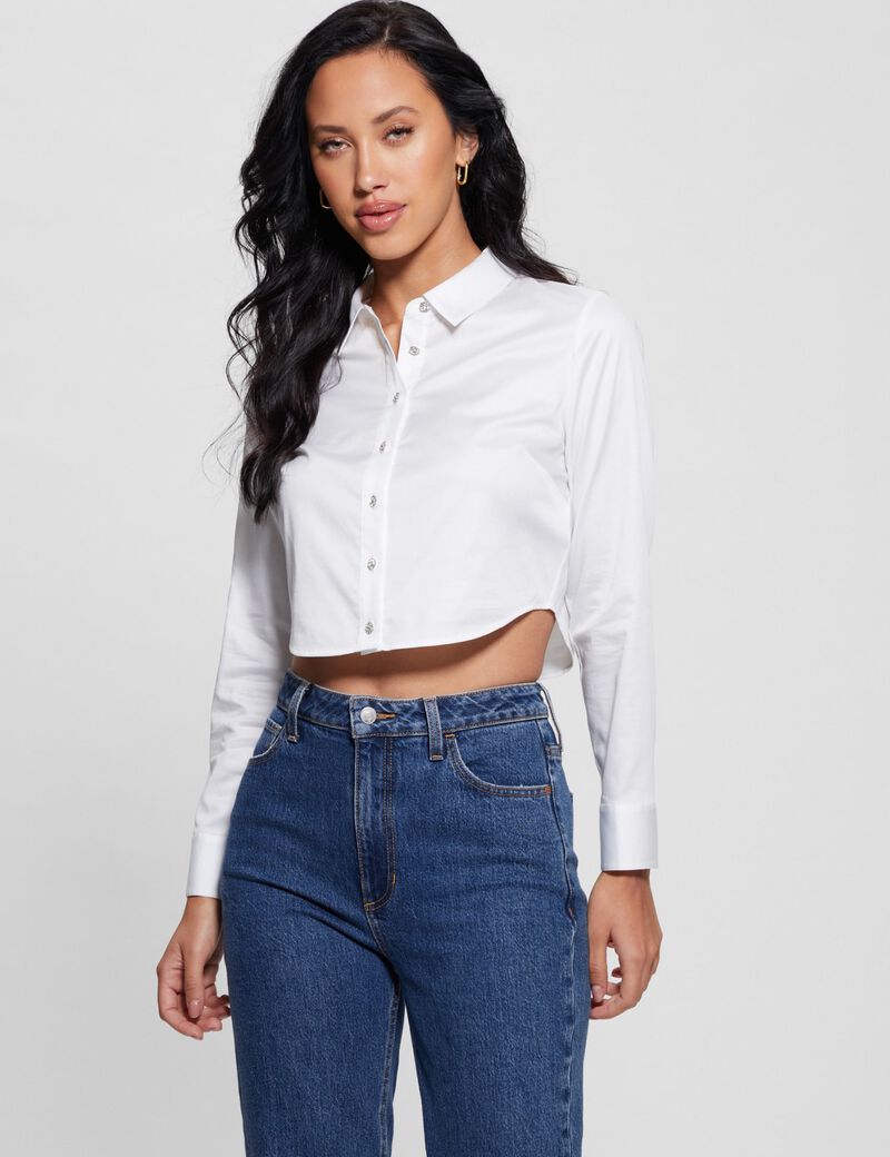 Ls Sami Cropped Button Up