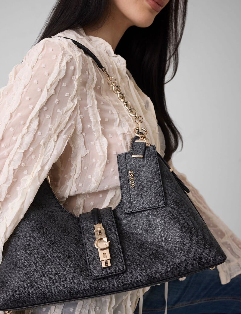 جيس yvonne logo hobo bag
