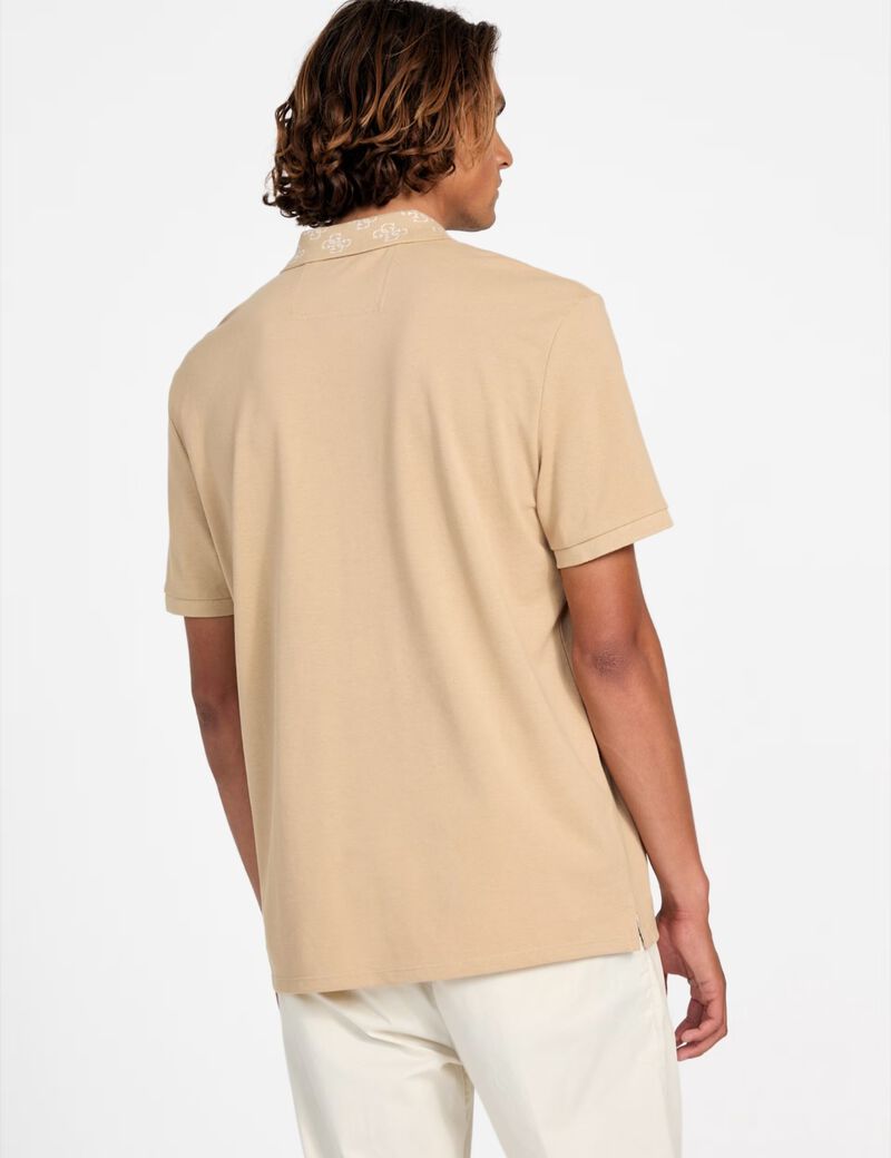 Logo collar polo shirt