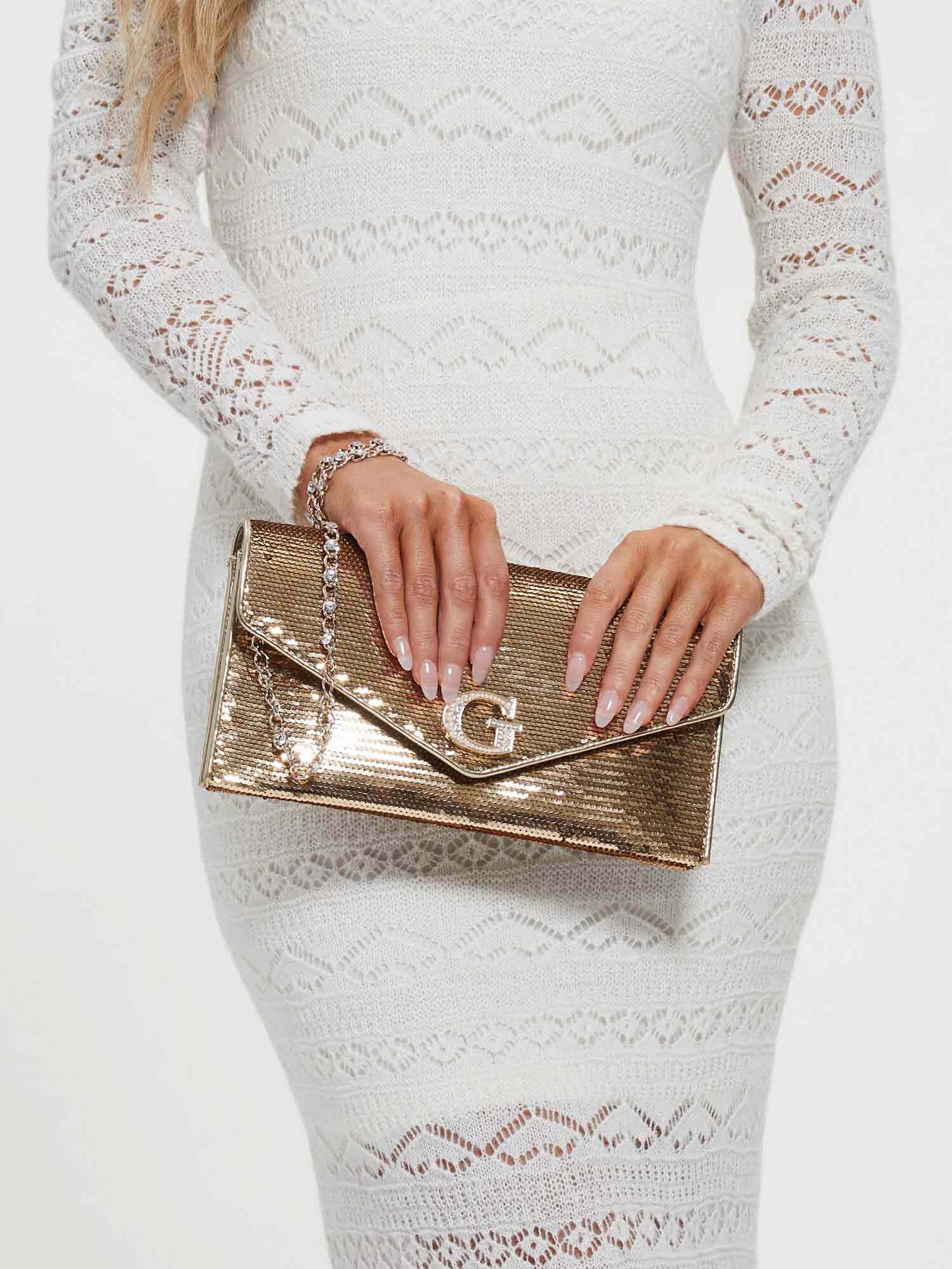 Shop GUESS Online Virtual Flap Clutch