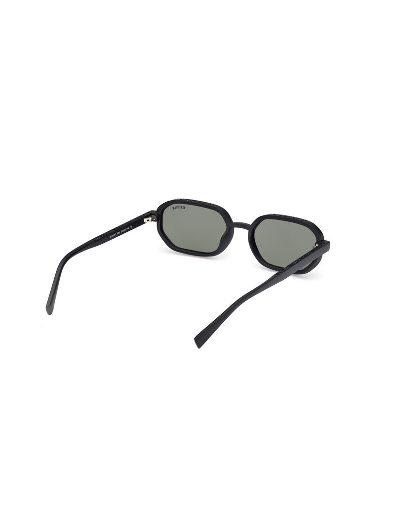 Geometric full rim sunglasses