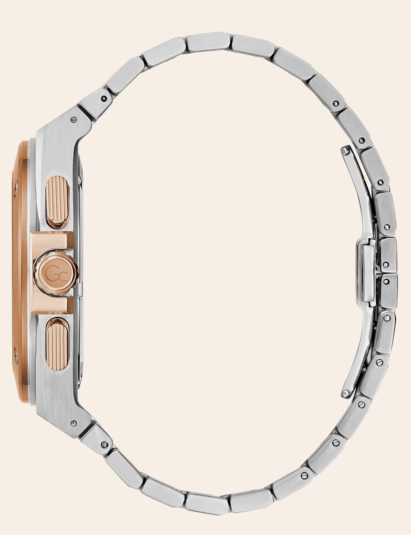 GC steel chronograph watch