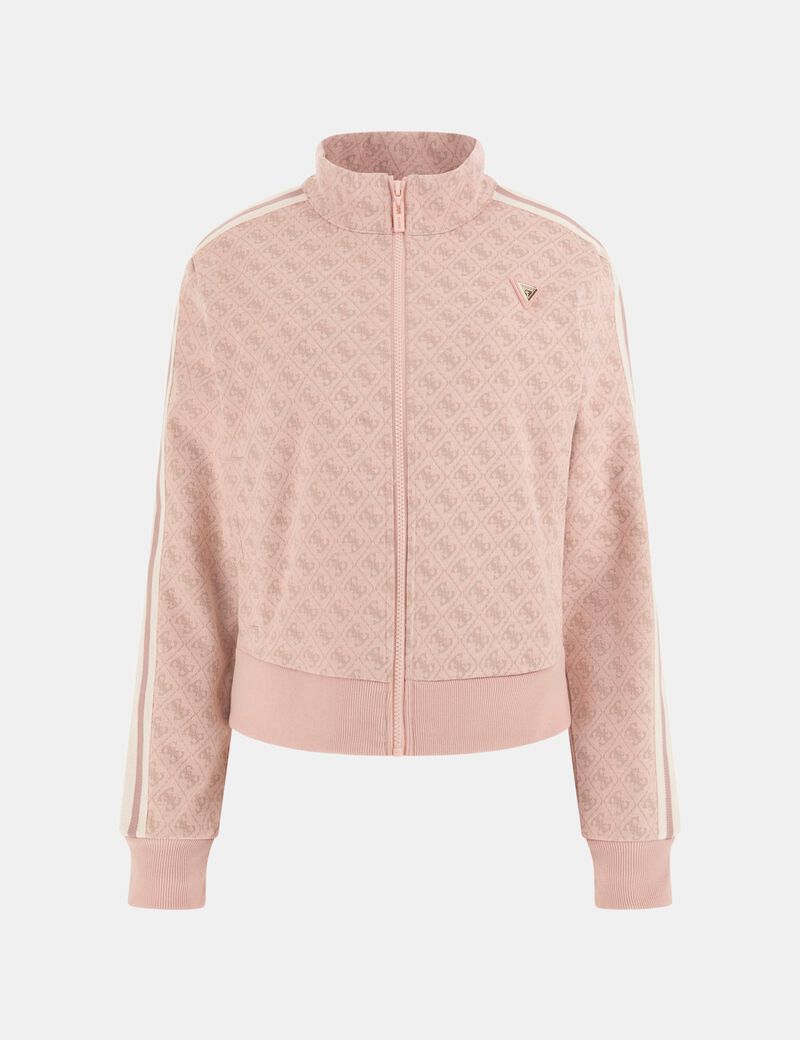 guess jacquard 4g logo sweatshirt