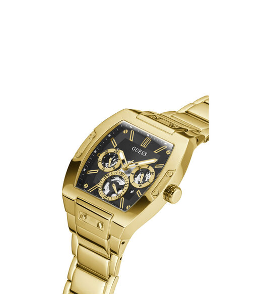 Gold Square Multifunction Watch