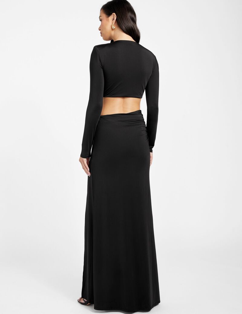 Marciano draped long dress