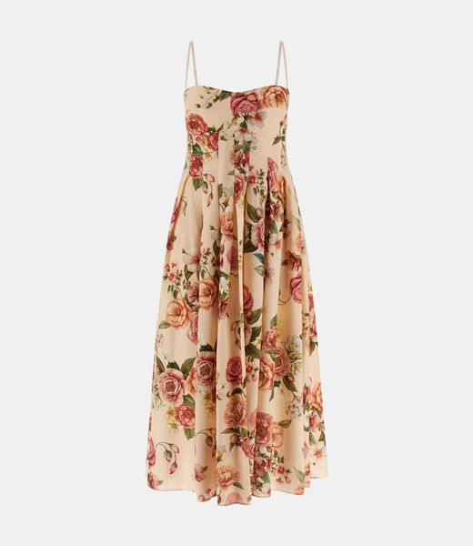 Floral print maxi dress