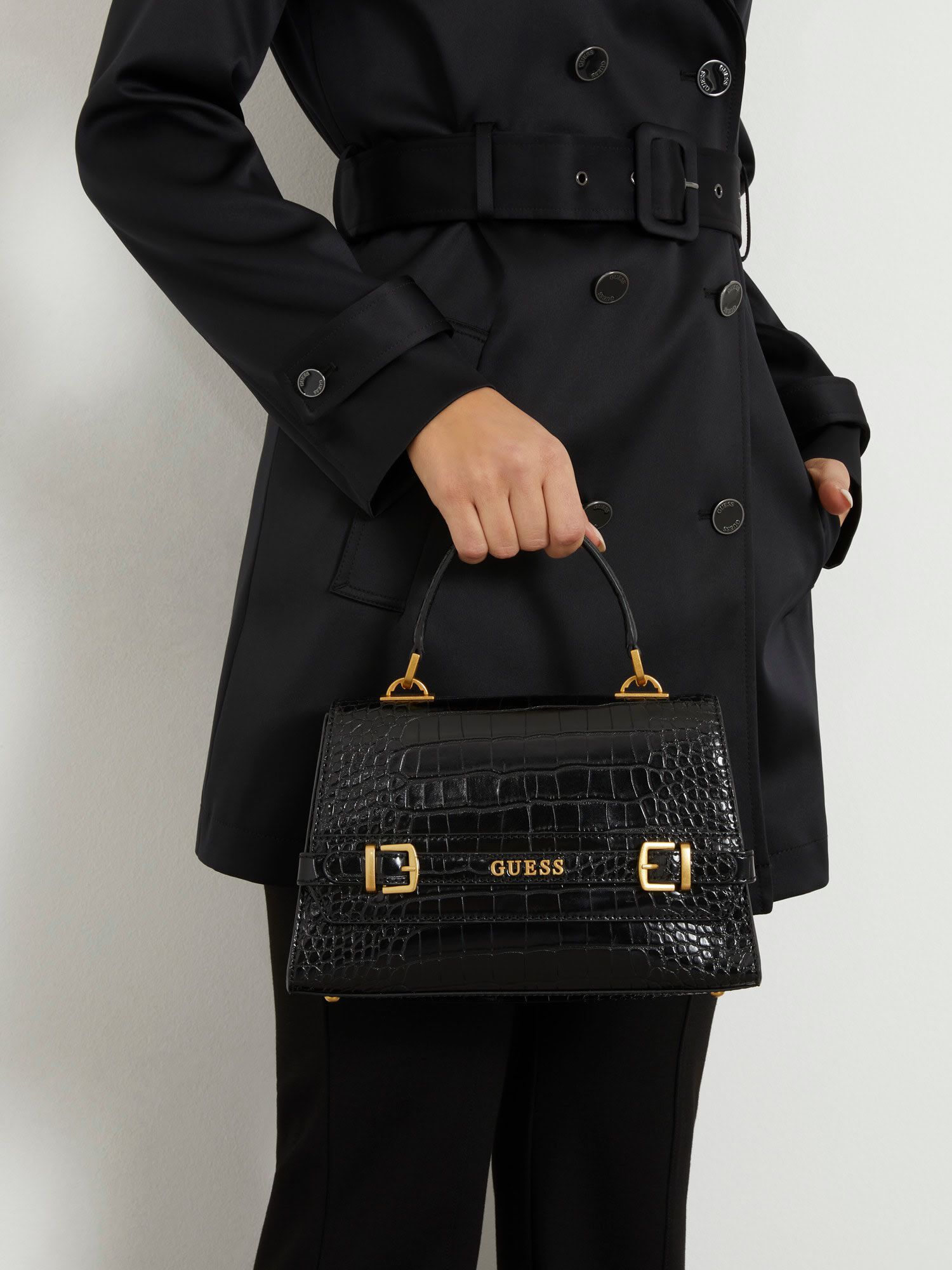 Croc print handbag 2025