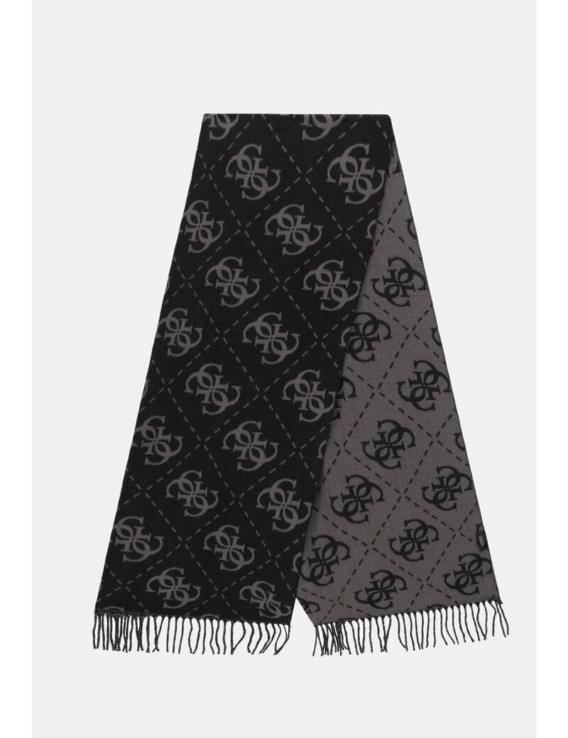 guess boston jacquard scarf
