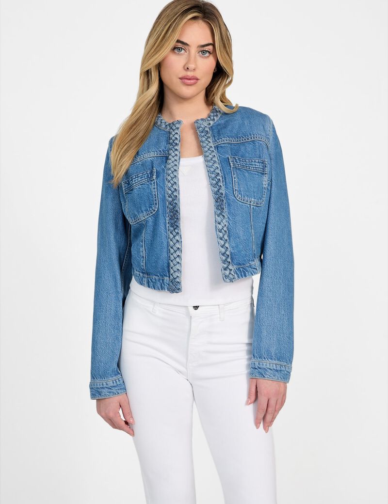 Rigid denim jacket