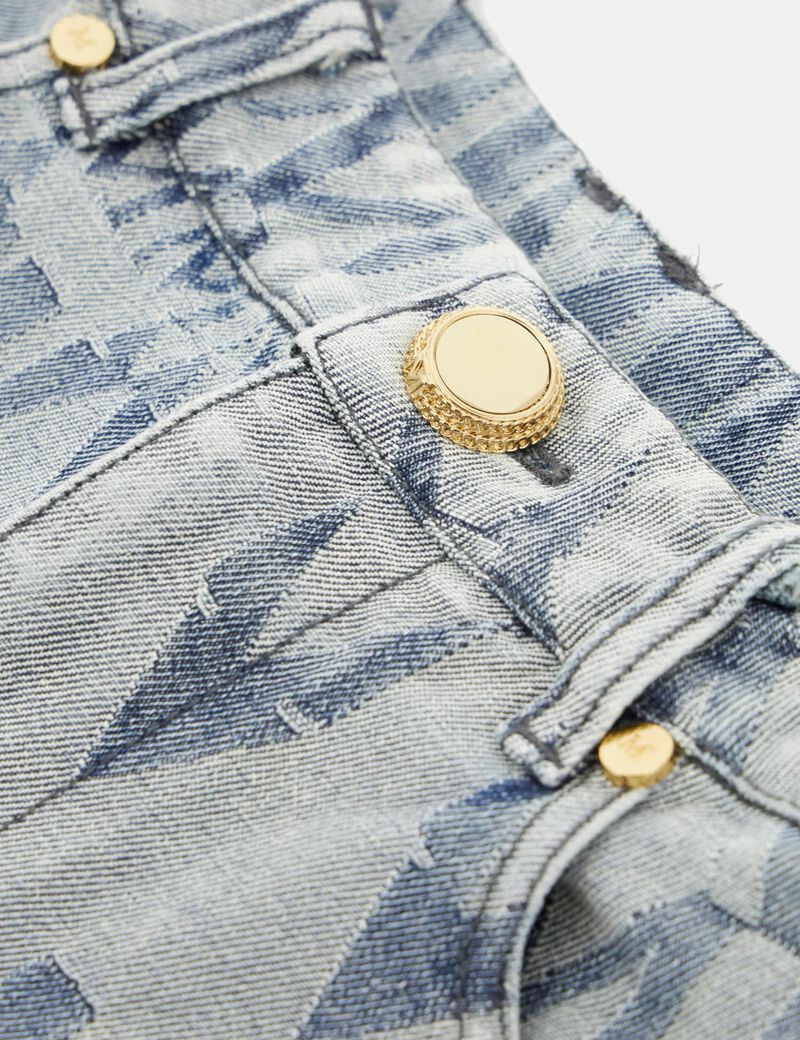 guess marciano jacquard logo jeans