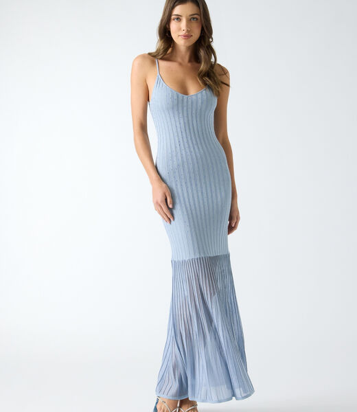 Ribbed long dress