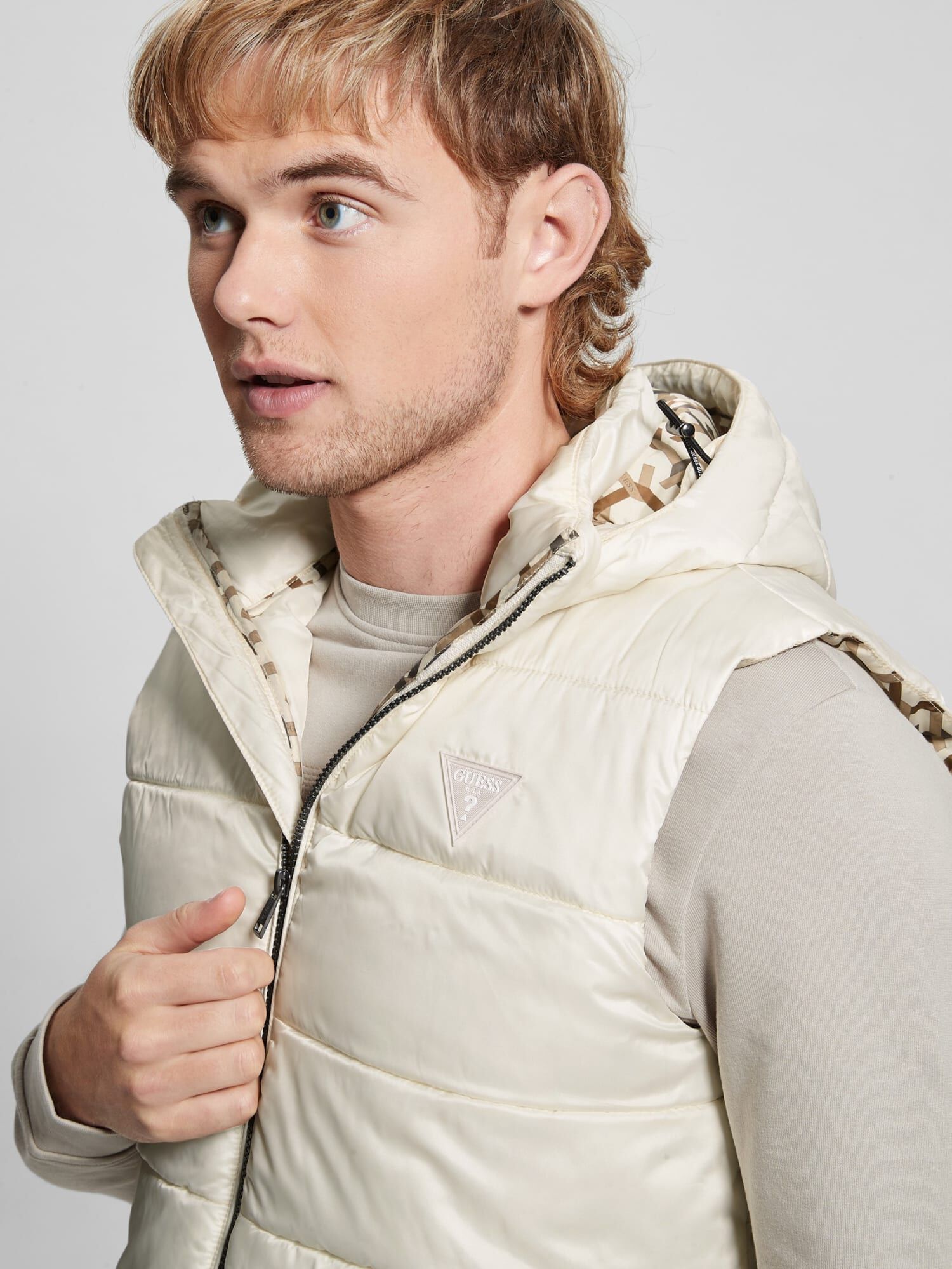 Padded sale jacket guess