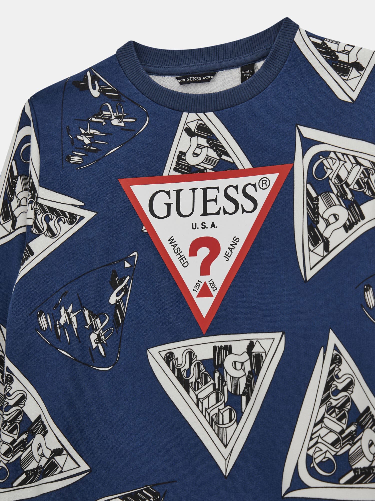 Shop GUESS Online All over print sweatshirt