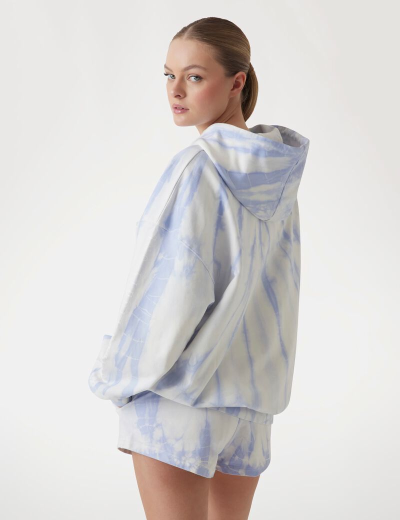 Tie-dyed logo sweatshirt