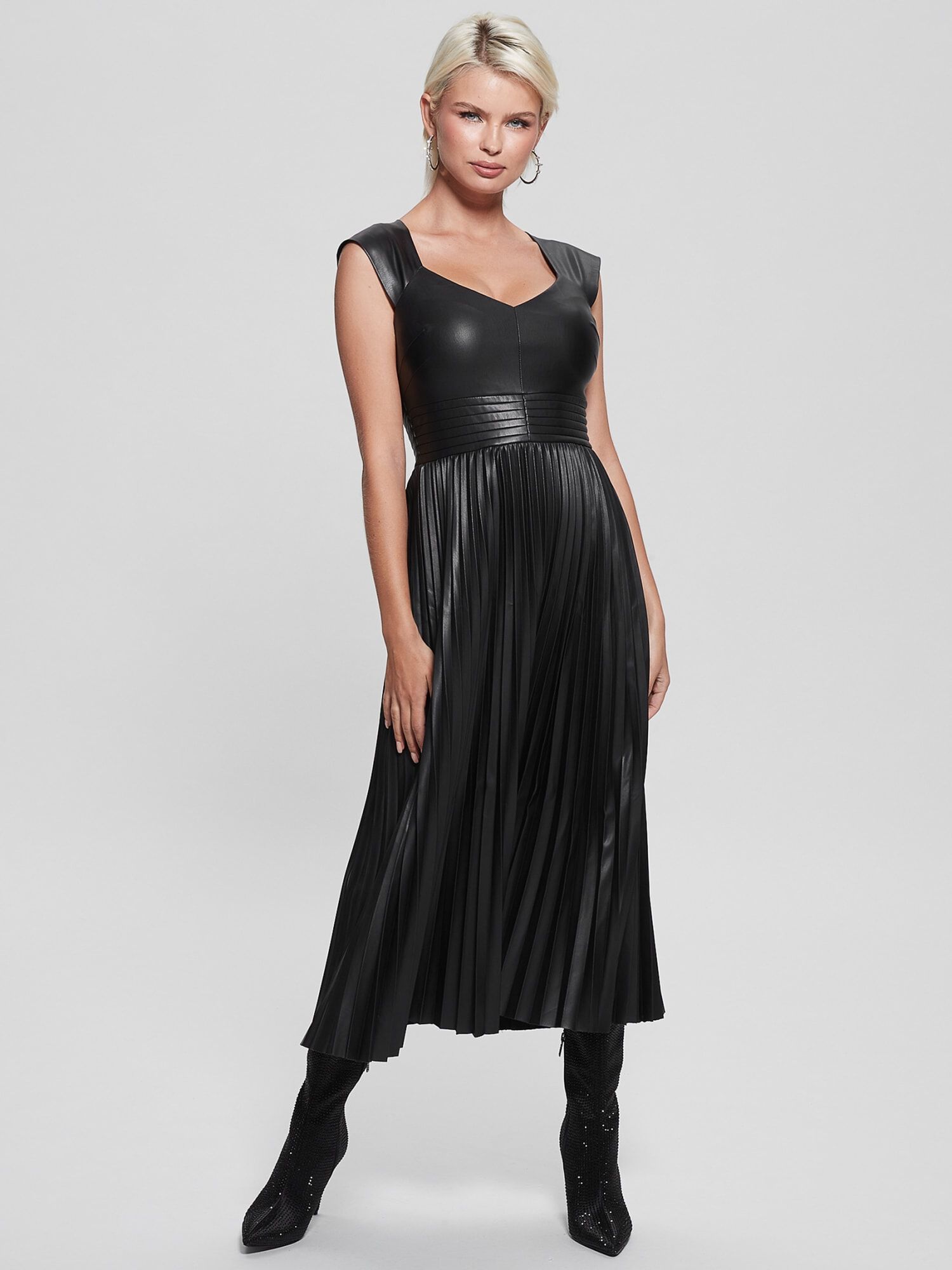 Guess faux leather dress shop
