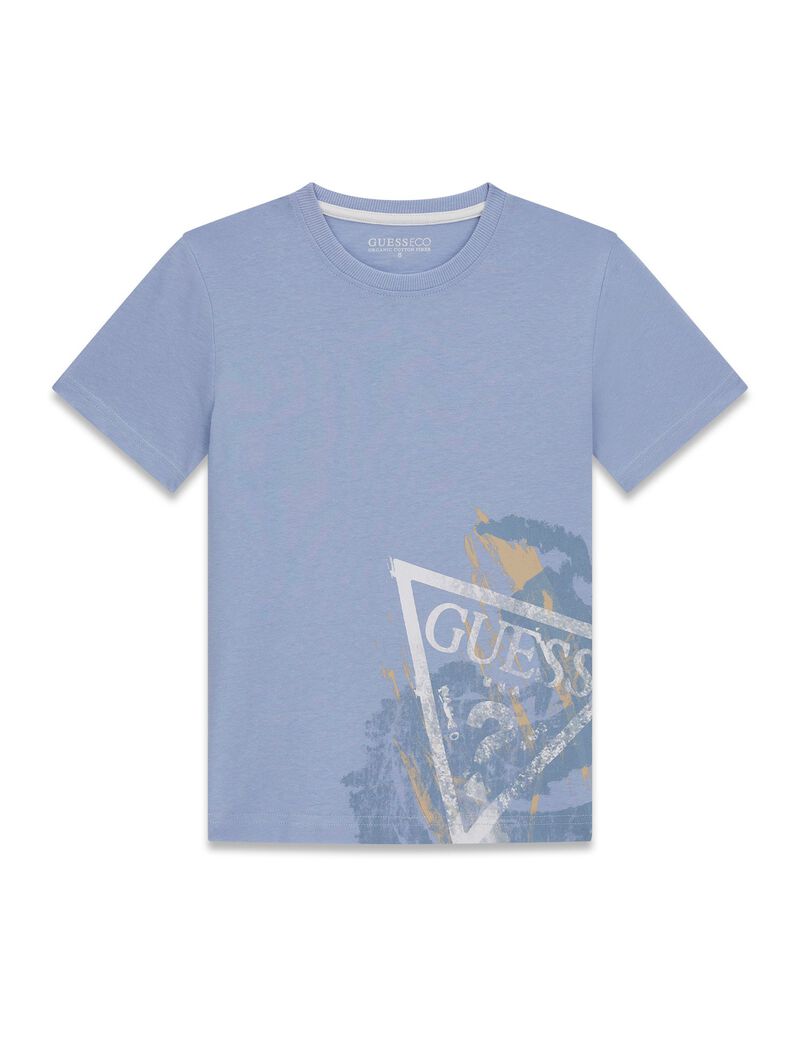 guess front logo t shirt