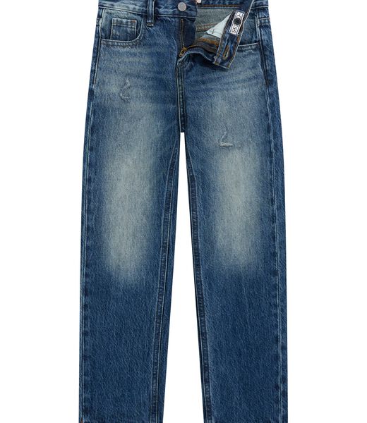 REGULAR FIT RIGID DENIM PANTS