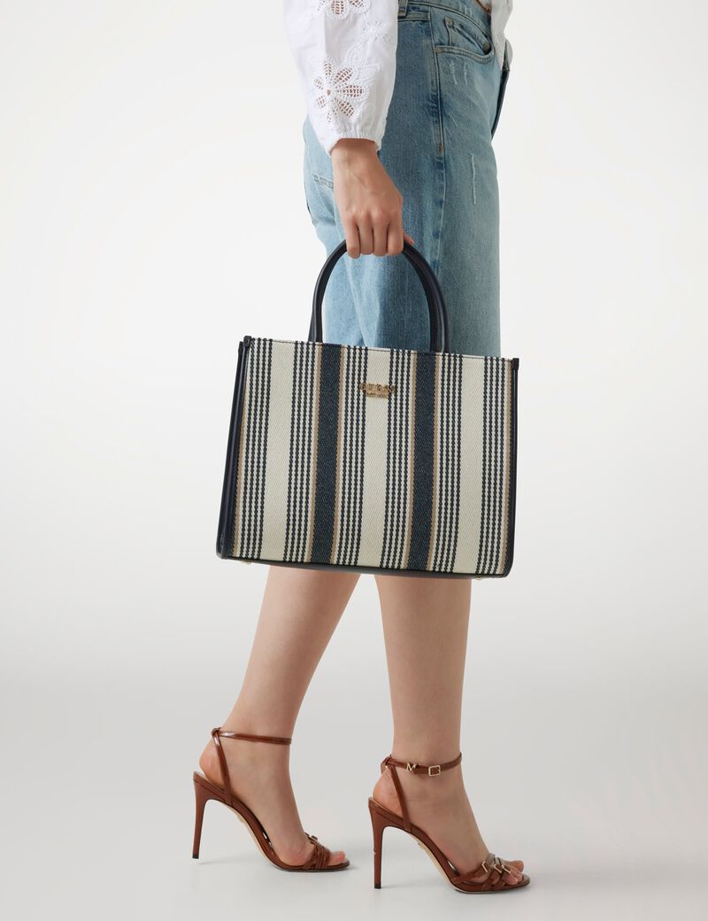 Nicolette Stripe Handbag