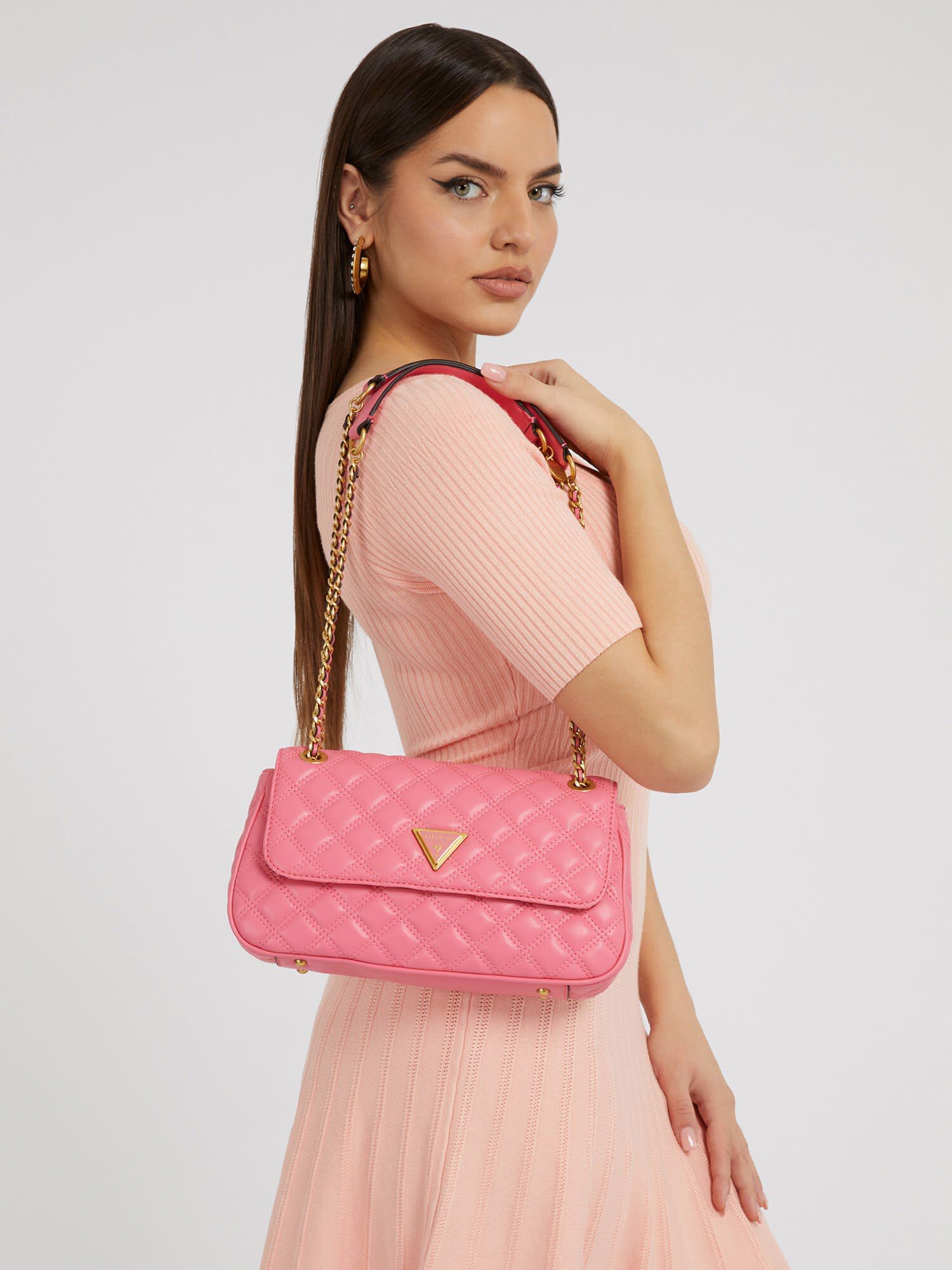 Guess pink crossbody bag deals