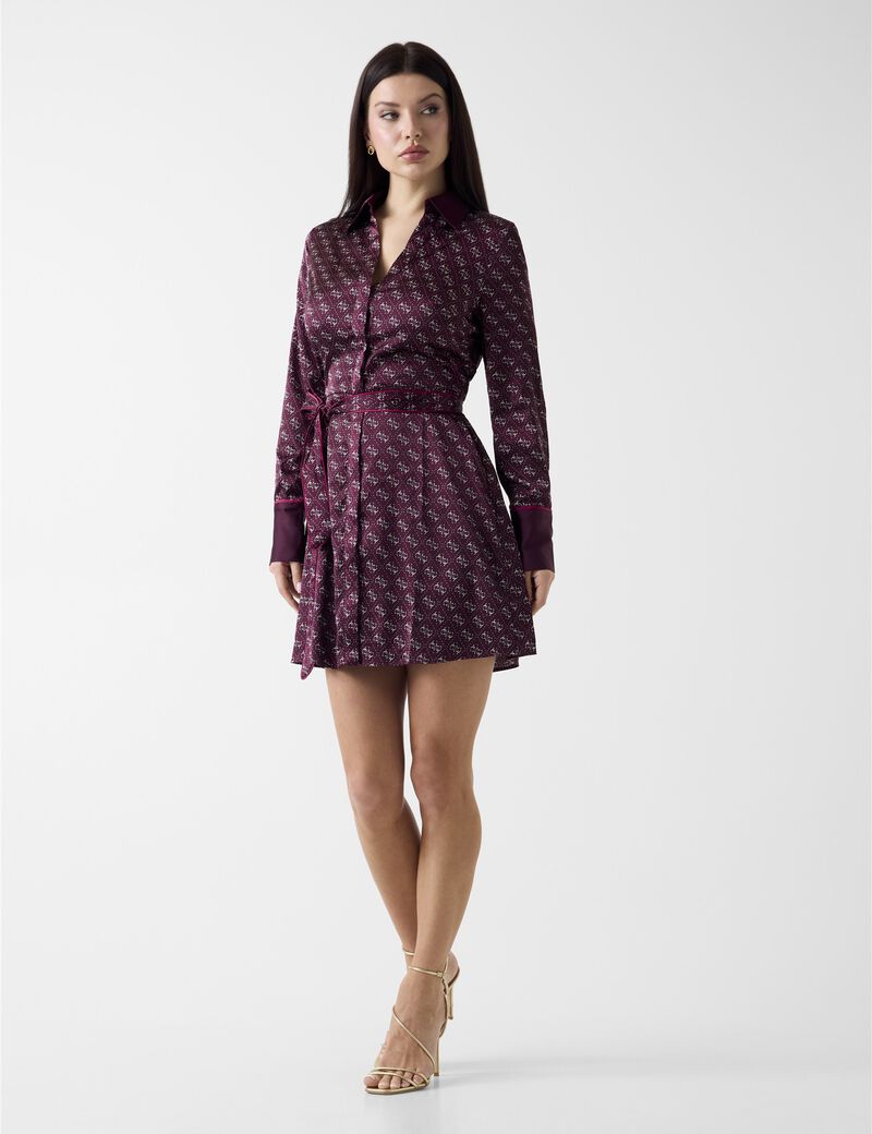 Blerta long sleeve chemisier dress
