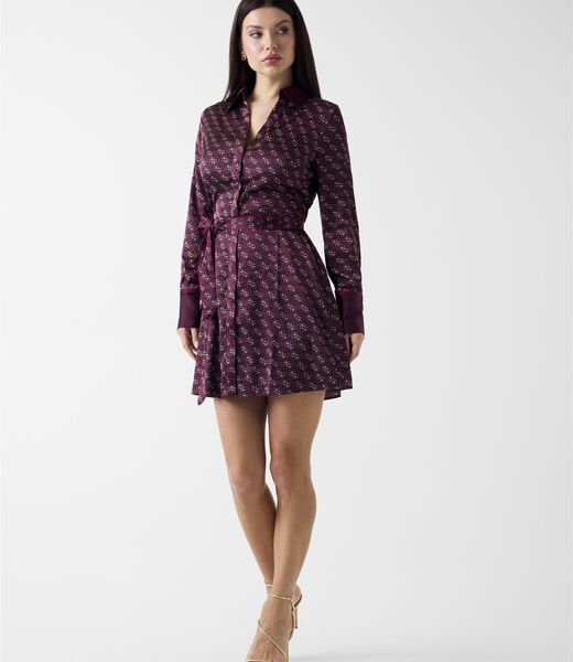 Blerta long sleeve chemisier dress