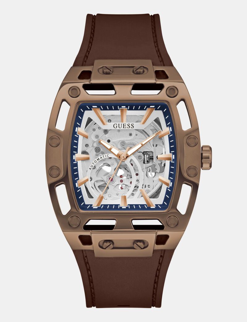 Mens Brown Coffee Automatic Watch