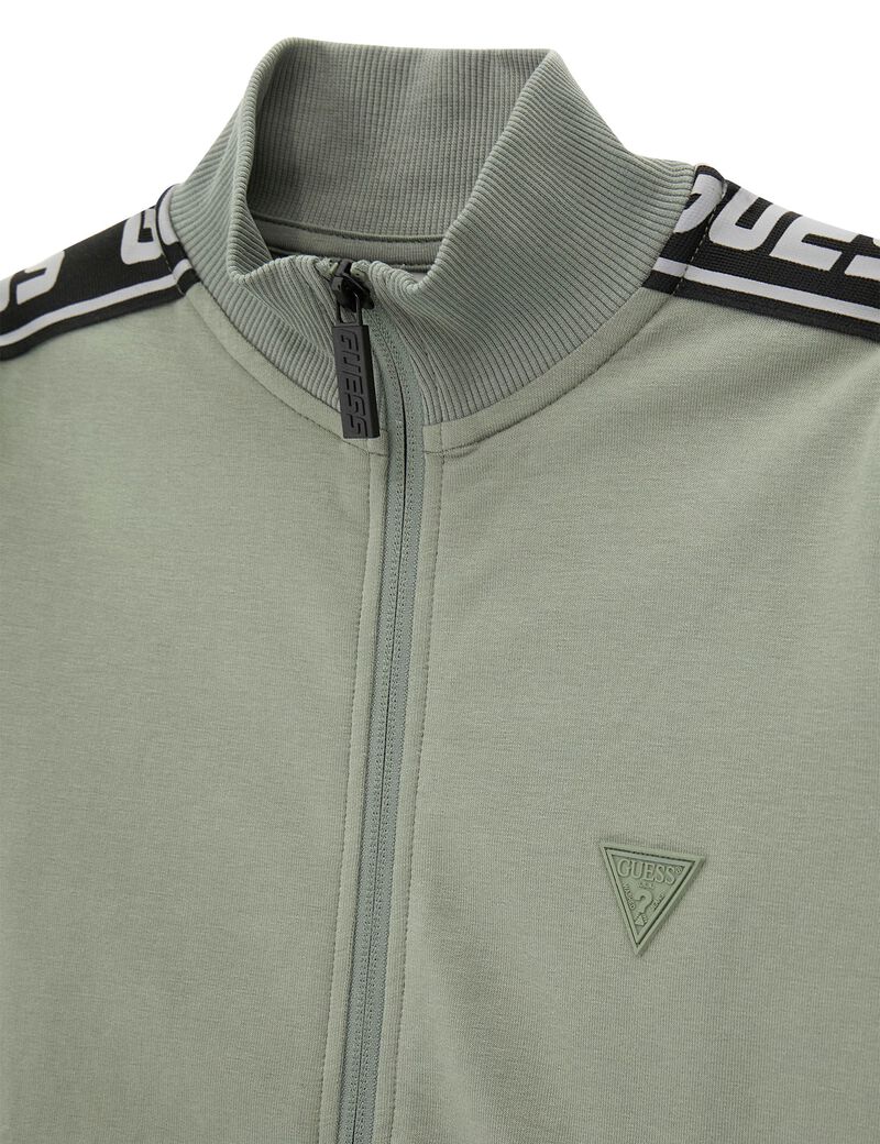 Zip fastening sweatshirt