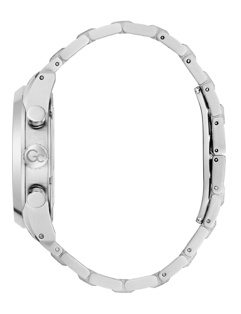 Gc Dress Men S 3540 D Mvmt Black Dail 10 Amt Silver Stainless Steel Brct