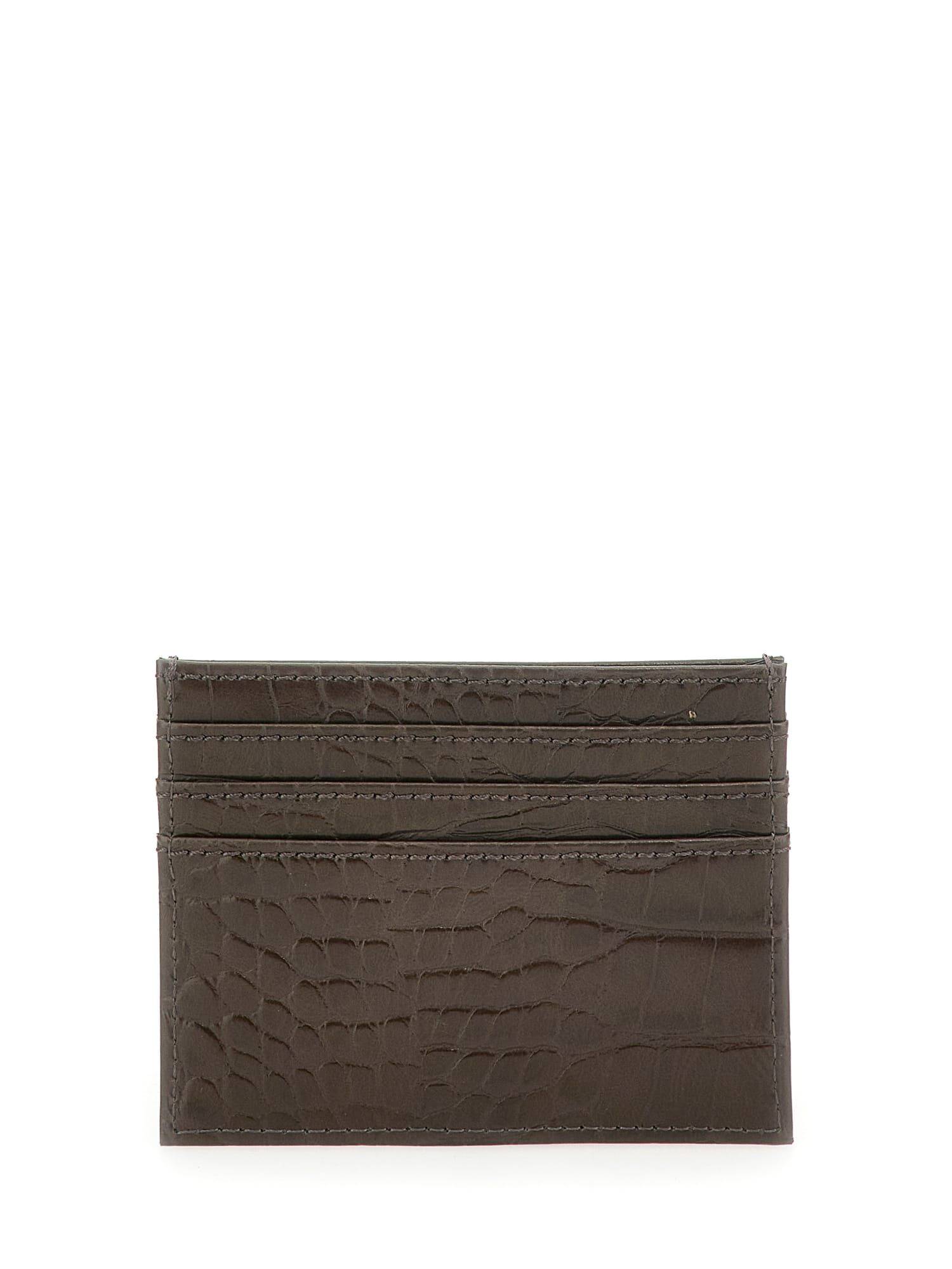 Faux Leather Card Holder